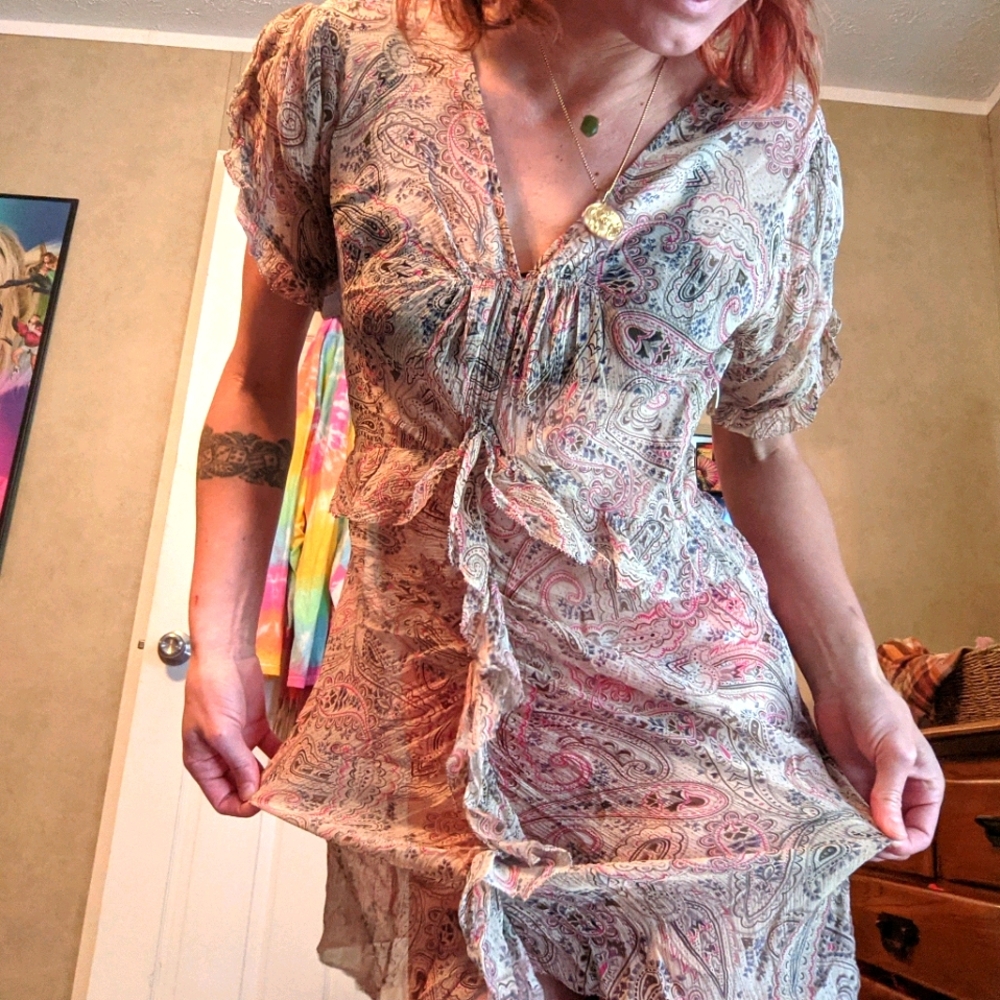 *JUICY COUTURE*sheer dress!! MEDIUM